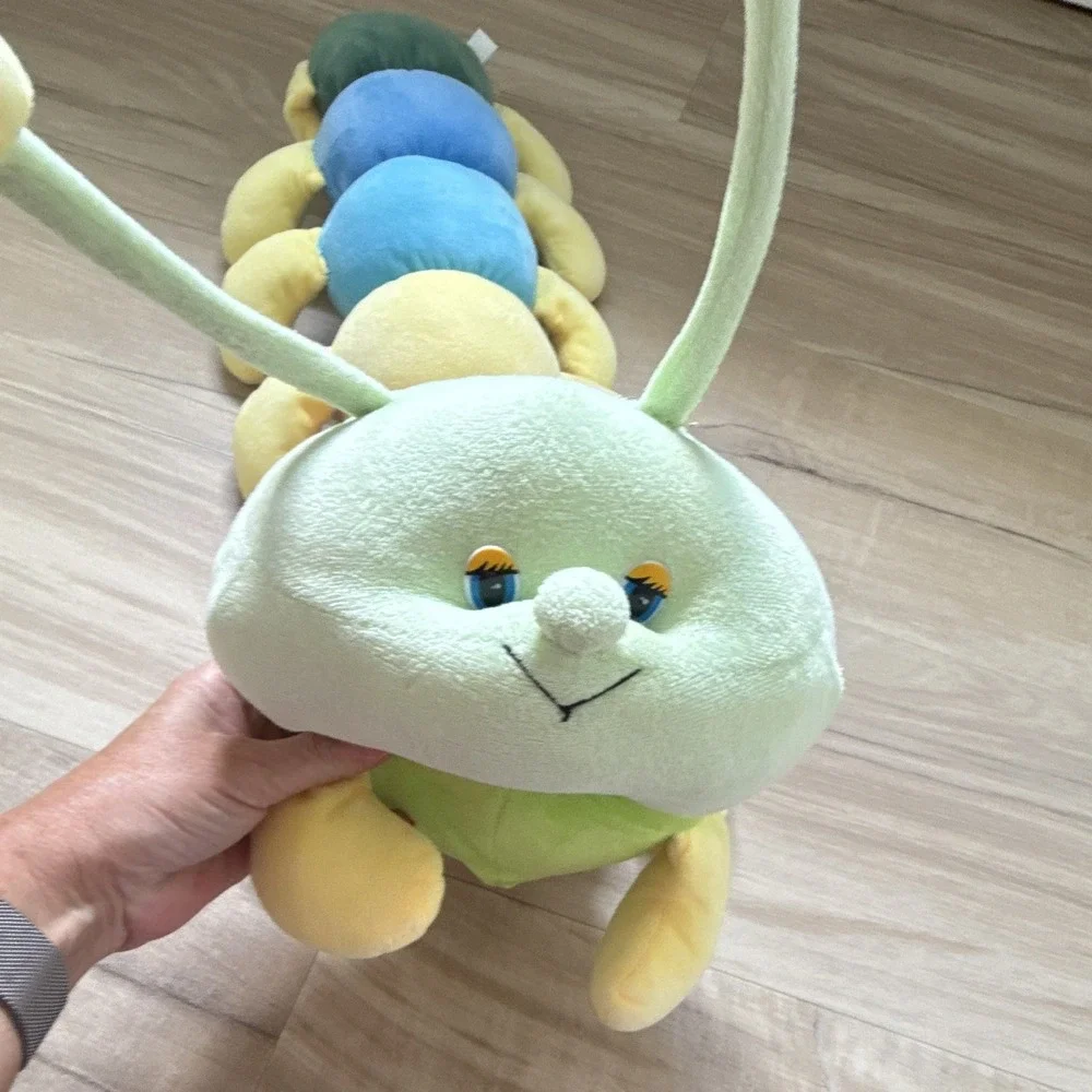 Large 🐛Caterpillar Super Cute Plush Stuffed Animal Toy Multicolor Soft 30inches